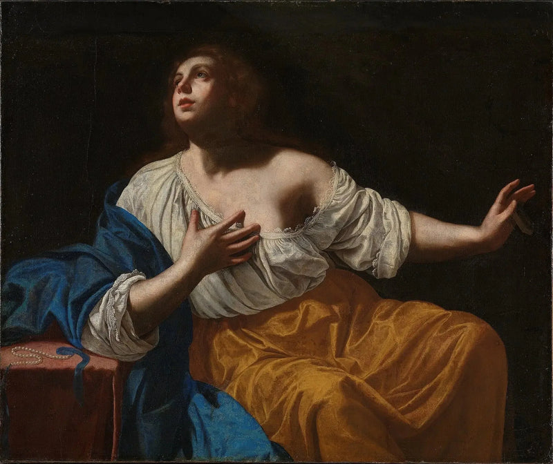 Maria Magdalena Bußfertige - Artemisia Gentileschi