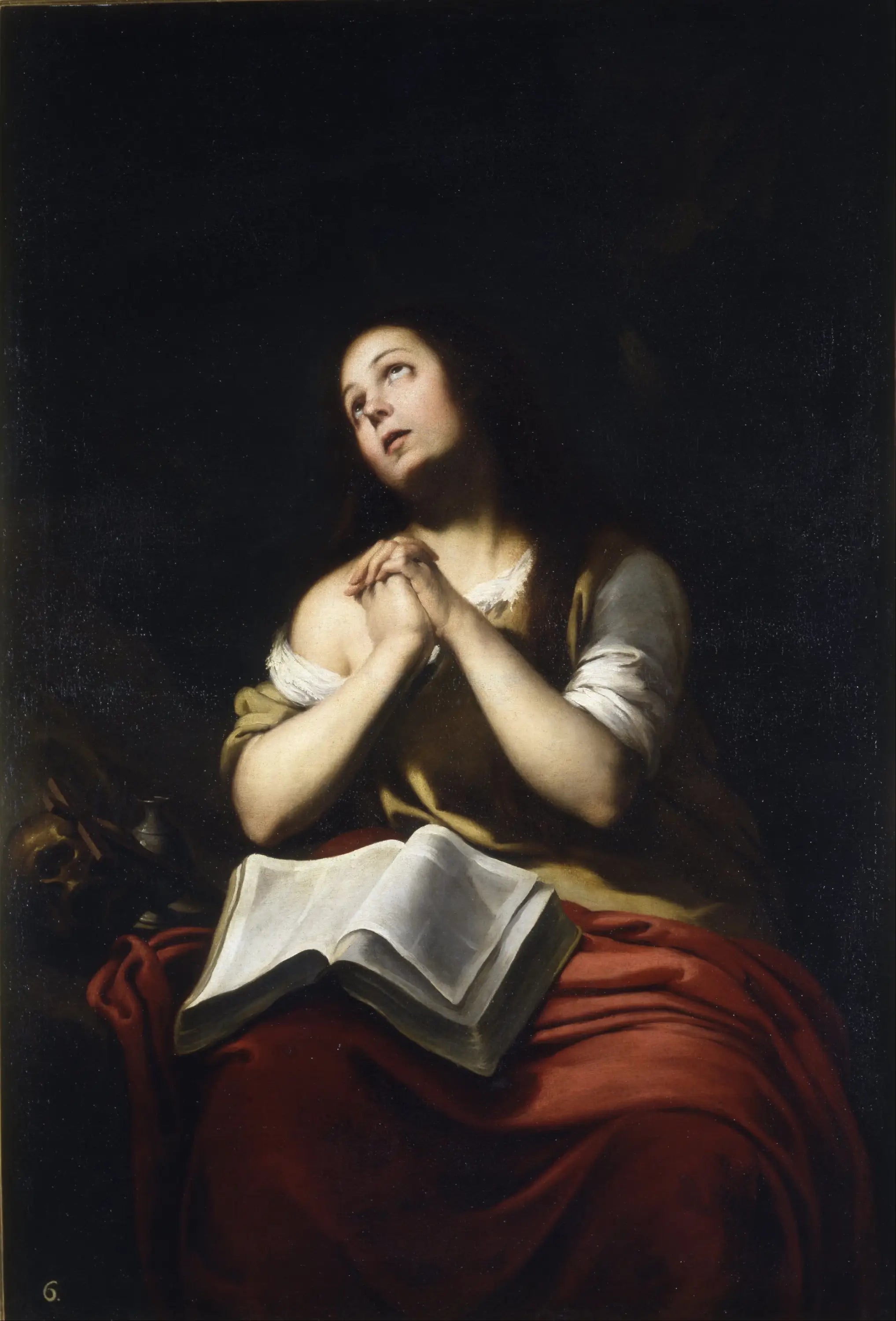 Marie-Madeleine pénitente - Bartolomé Esteban Murillo image 1 reproduction de peinture à l’huile