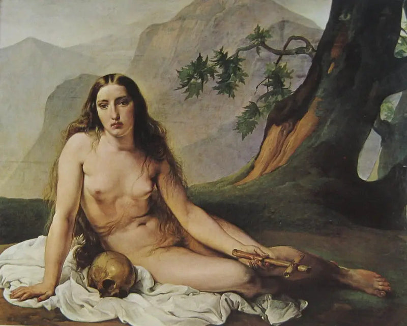 Maria Magdalena bußfertig - Francesco Hayez