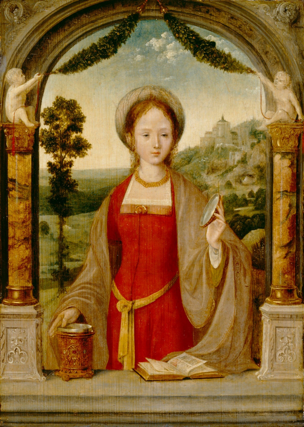 Marie-Madeleine - Quentin Metsys image 1 reproduction de peinture à l’huile