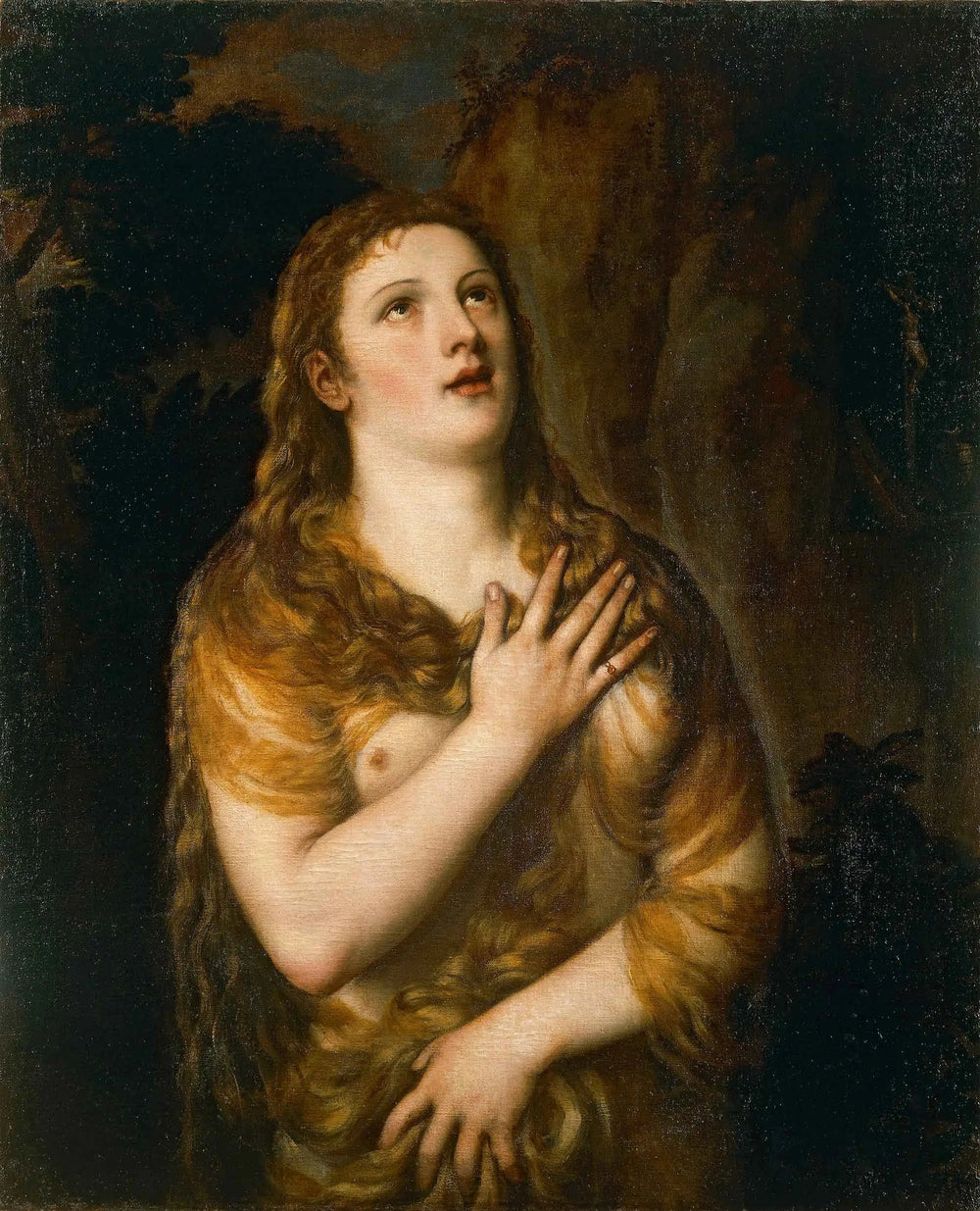 Marie-Madeleine - Titian image 1 reproduction artisanale de tableau