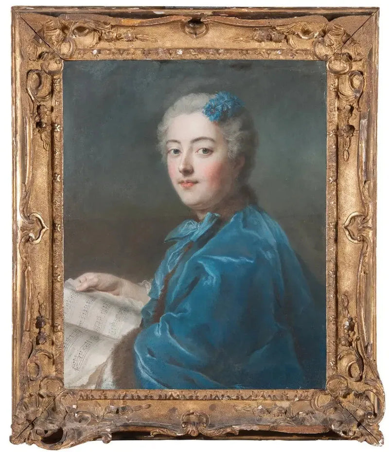 Marie-Sophie de Courcillon, Herzogin von Pecquigny, Prinzessin von Rohan - Maurice-Quentin de La Tour