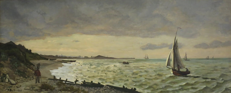 Marine in Sainte-Adresse - Frédéric Bazille