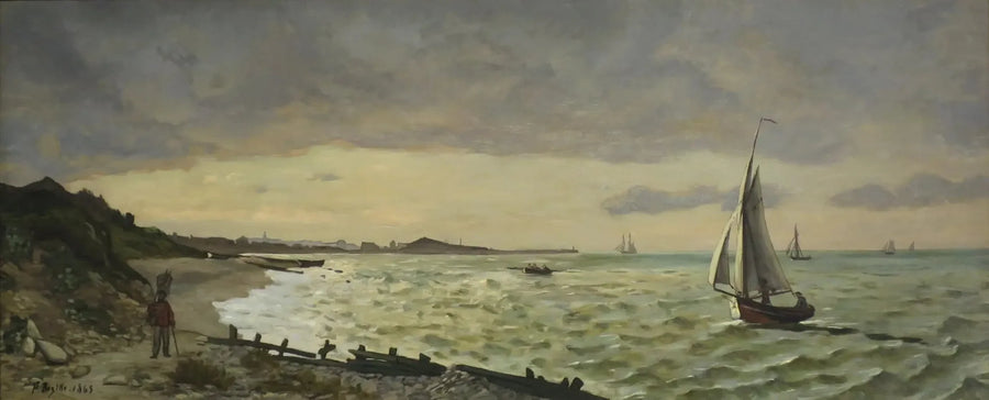 Marine in Sainte-Adresse - Frédéric Bazille