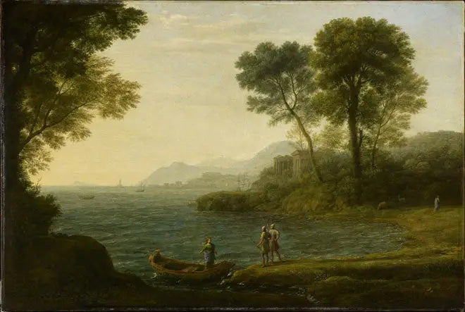 Marine mit der Einschiffung von Carlo und Ubaldo - Claude Lorrain