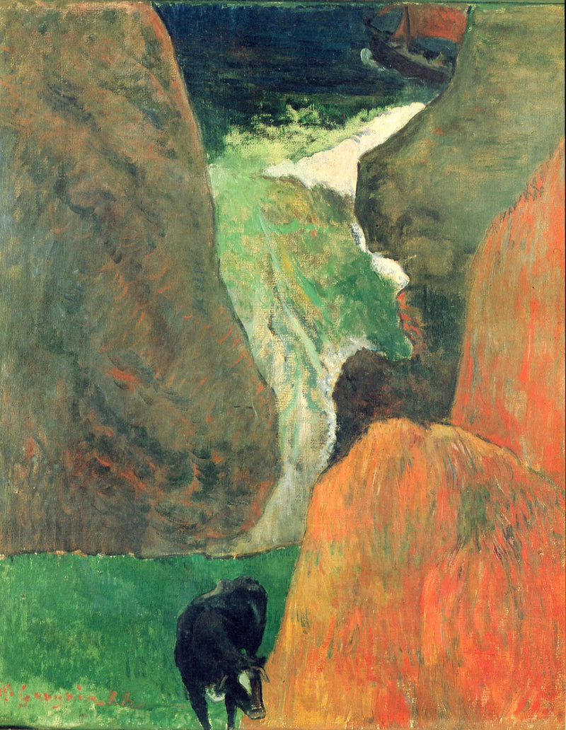 Meer mit Kuh - Paul Gauguin