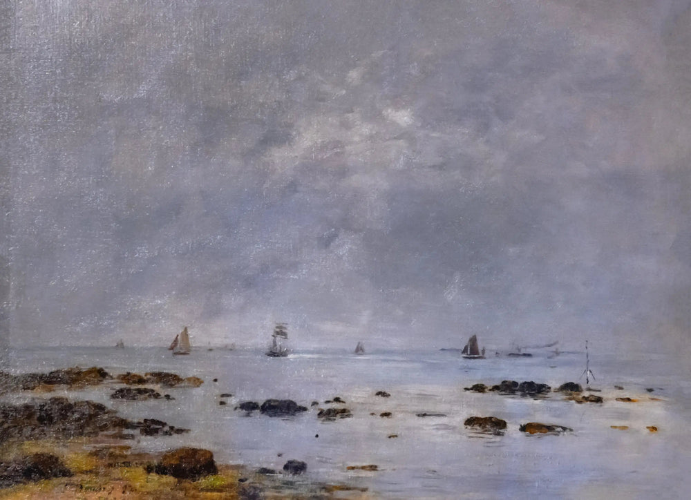 Marine, le calme - Eugène Boudin image 1 copie de tableau peinte à la main