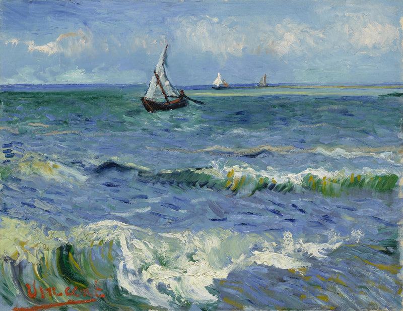 Meereslandschaft bei Les Saintes-Maries-de-la-Mer - Vincent van Gogh