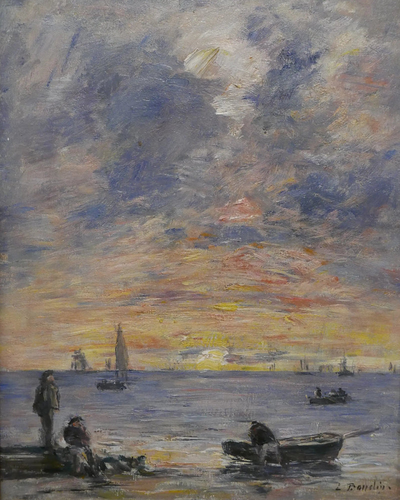Marine, Sonnenuntergang - Eugène Boudin