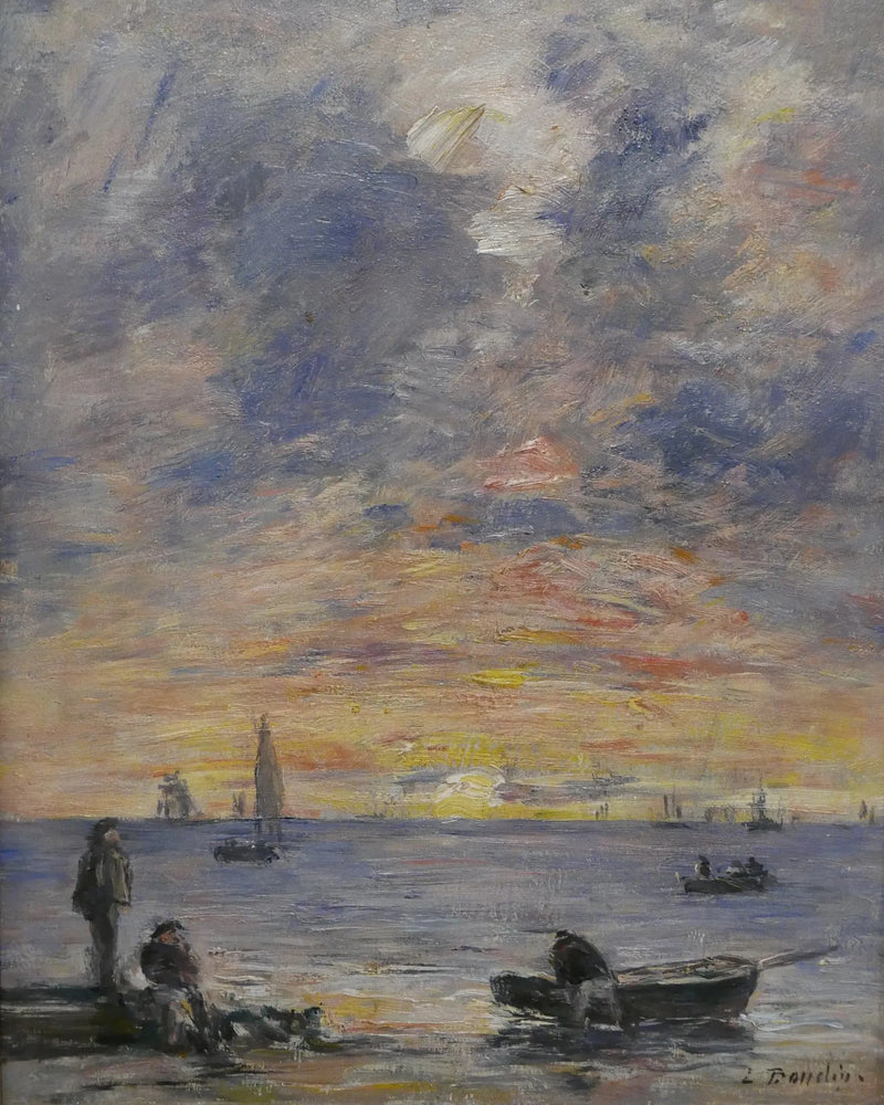 Marine, Sonnenuntergang - Eugène Boudin
