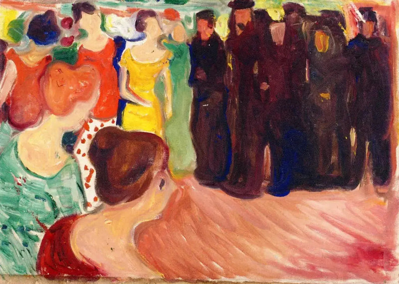 Matrosen im Hafen - Edvard Munch