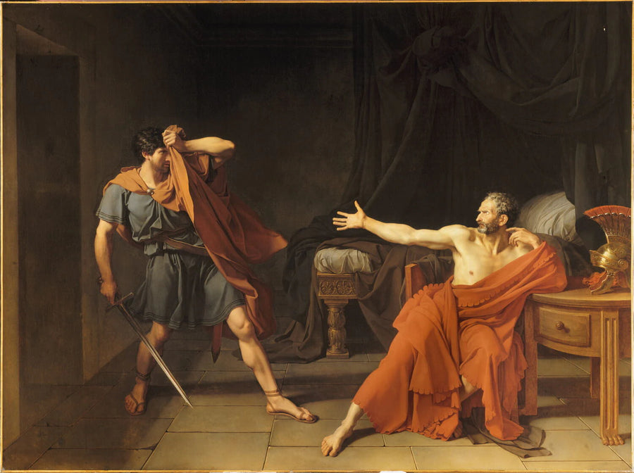 Marius prisonnier à Minturnes - Germain-Jean Drouais