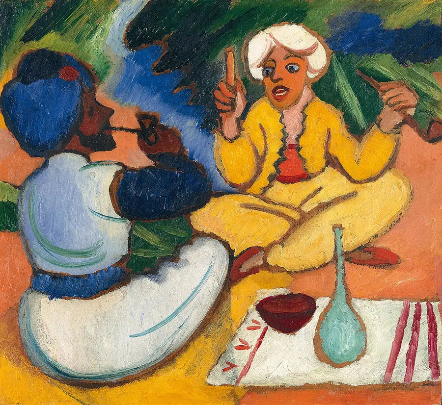 Gehmarkierungen - August Macke