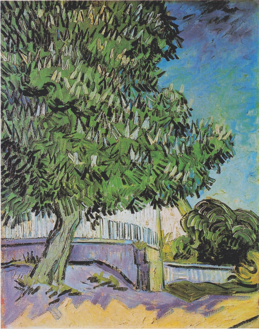 Blühende Kastanienbäume - Vincent van Gogh