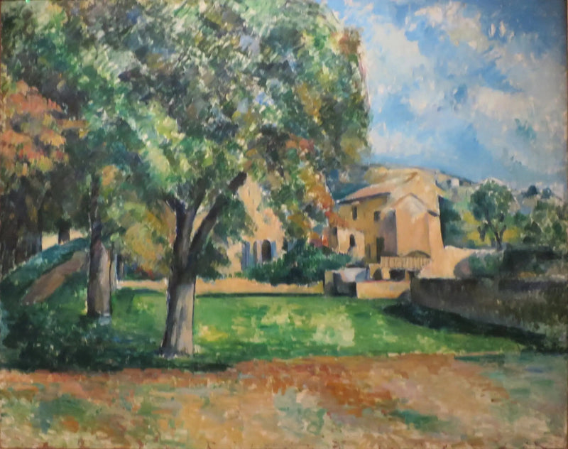 Kastanienbäume und Bauernhof des Jas de Bouffan. - Paul Cézanne