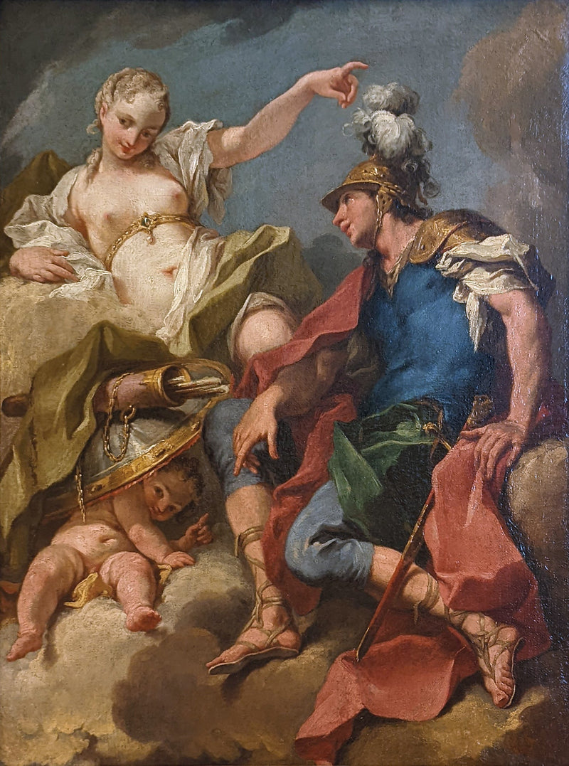 Mars und Venus - Giovanni Battista Pittoni