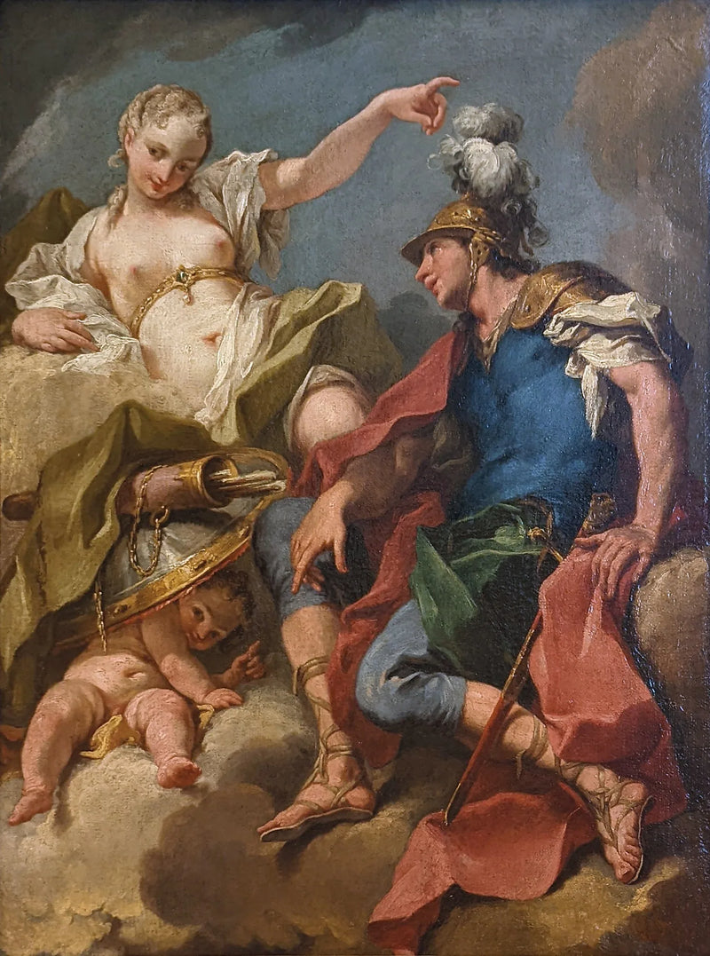 Mars und Venus - Giovanni Battista Pittoni