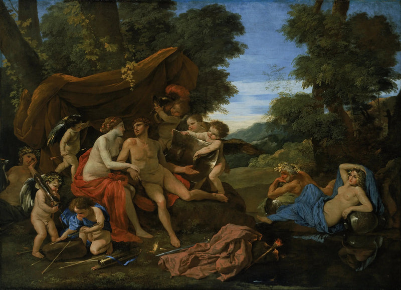 Mars und Venus - Nicolas Poussin