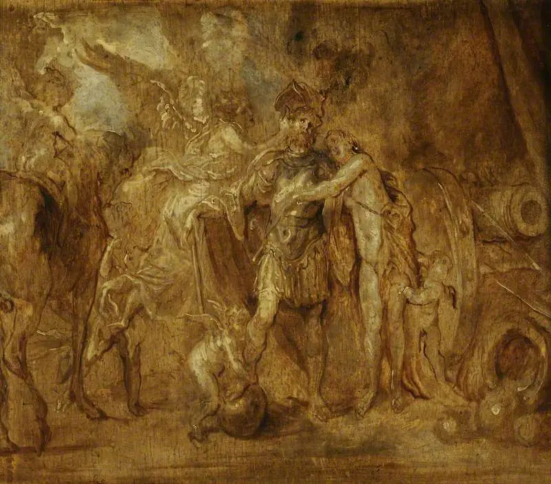 Mars beginnt den Krieg - Antoine van Dyck