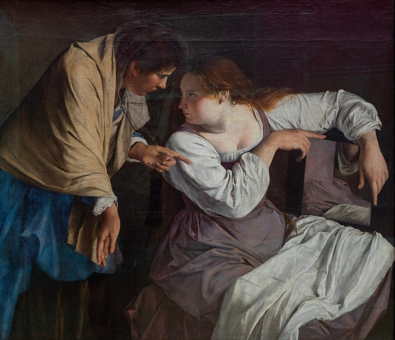 Marthe tadelnd ihre Schwester Marie - Orazio Gentileschi
