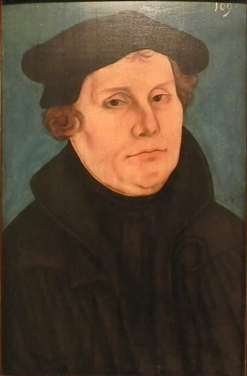 Martin Luther, in Büste, nach rechts gewandt - Lucas Cranach der Ältere