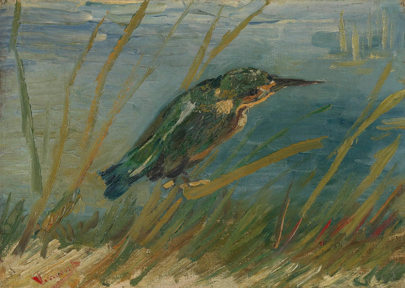 Eisvogel am Wasserufer - Vincent van Gogh