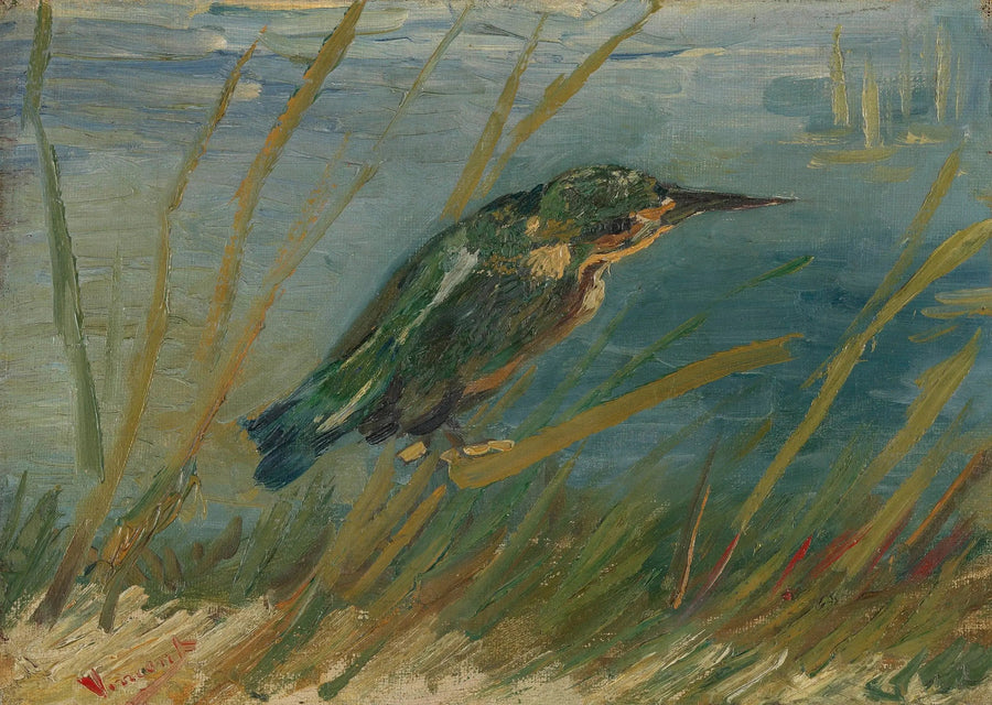 Eisvogel am Wasserufer - Vincent van Gogh