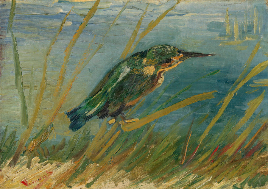 Eisvogel am Wasserufer - Vincent van Gogh