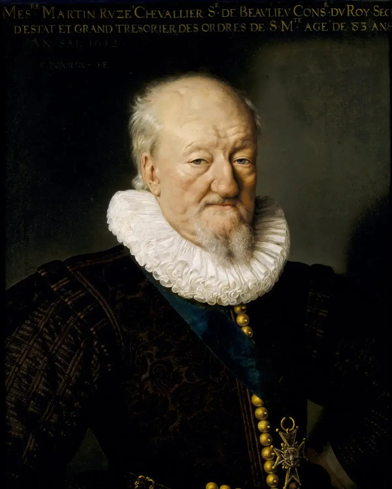 Martin Ruzé, Seigneur de Beaulieu (1527-1613), âgé de 83 ans - Frans Pourbus der Jüngere