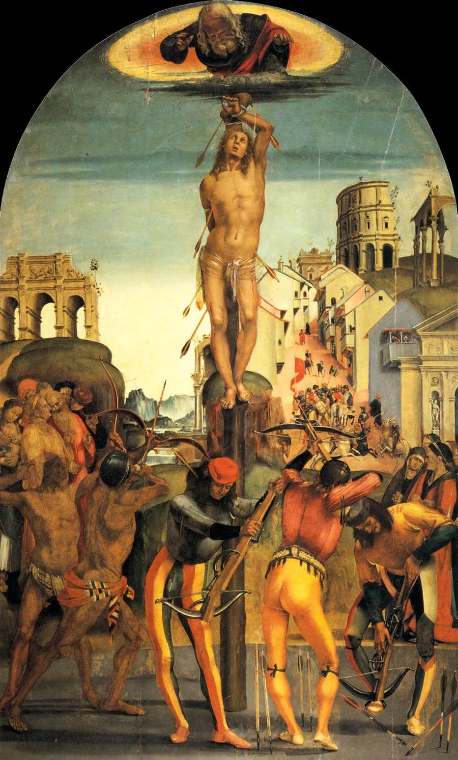Martirio des heiligen Sebastian - Luca Signorelli