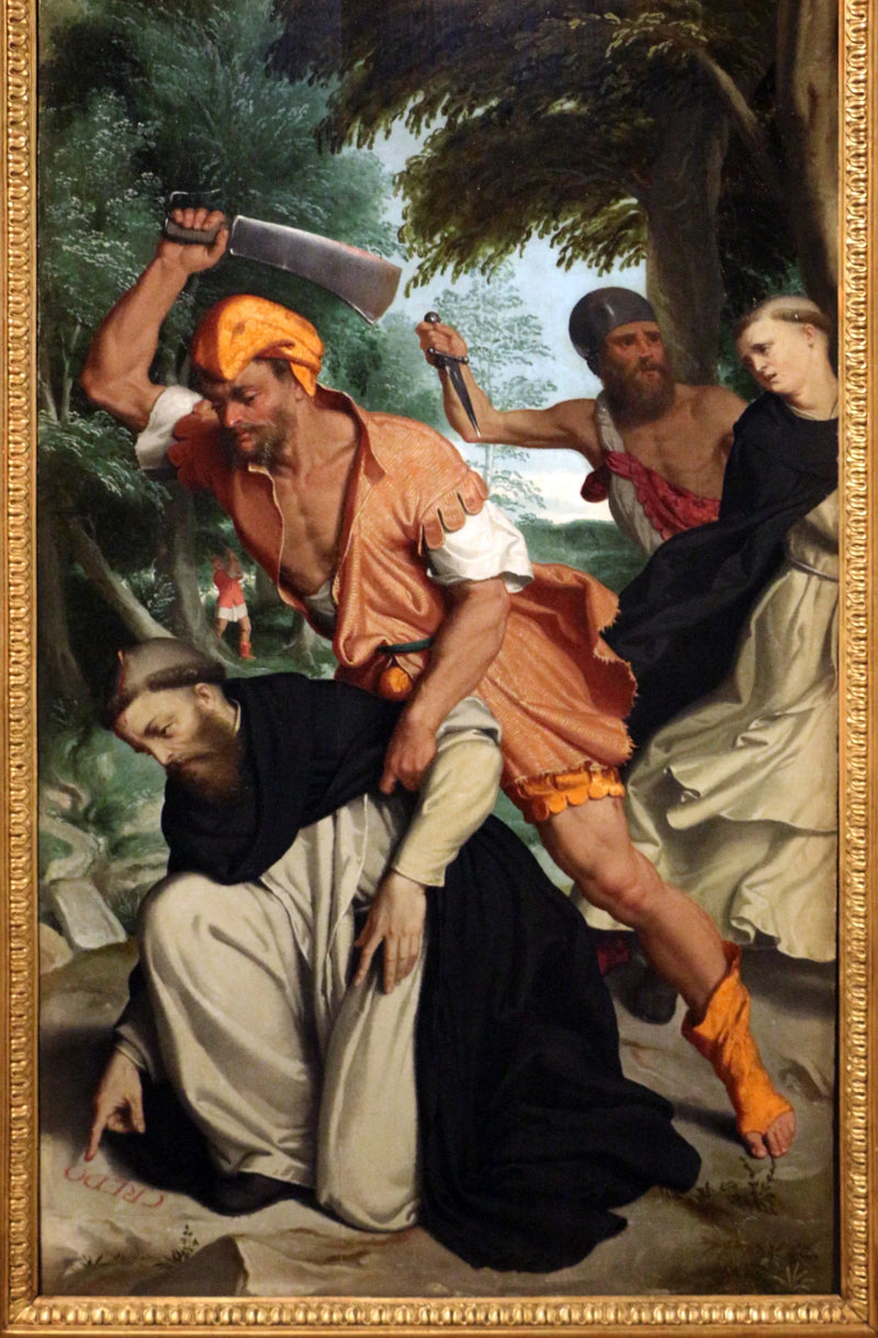 Martyrium des heiligen Petrus von Verona - Giovanni Battista Moroni