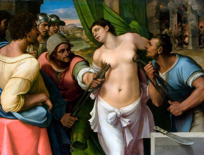 Märtyrertod der Heiligen Agatha - Sebastiano del Piombo
