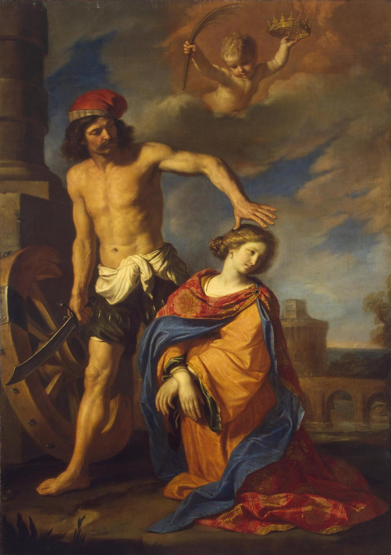 Martyrium der heiligen Katharina - Guercino