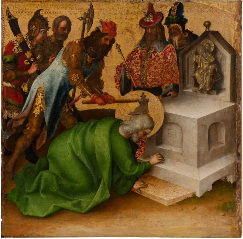Martyrium der Apostel: Martyrium des heiligen Matthias - Stefan Lochner