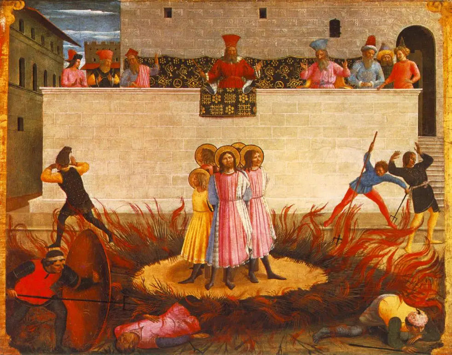 Martyrium der Heiligen Côme und Damien - Fra Angelico