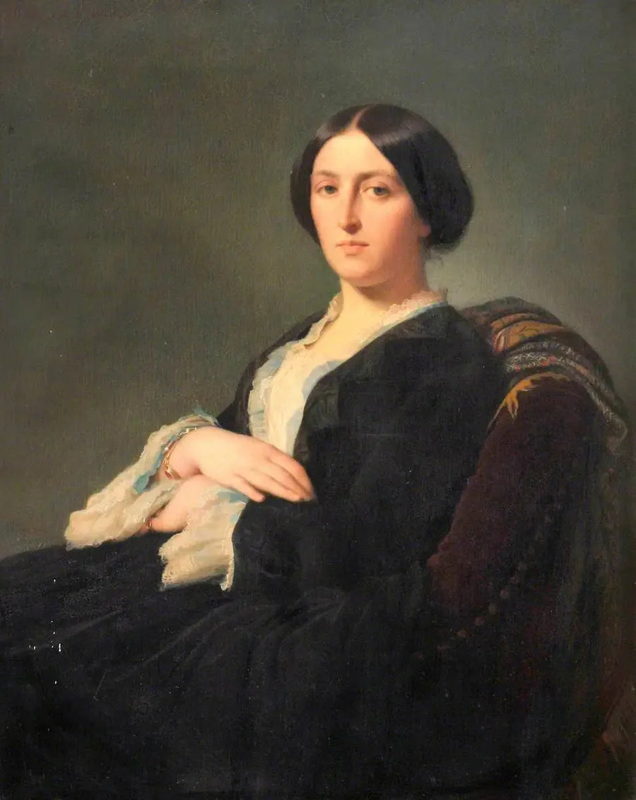 Mary Buddicom (1822-1892), geborene Marie Jeanne Hownam - Hippolyte Flandrin