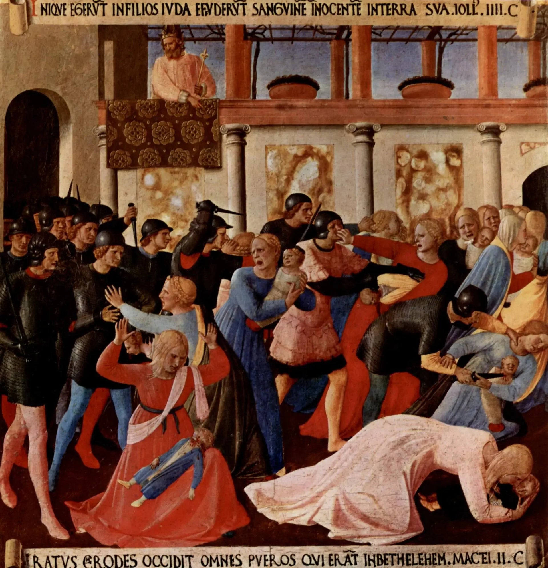 Massacre des Innocents à Bethléem - Fra Angelico image 1 reproduction artisanale de tableau