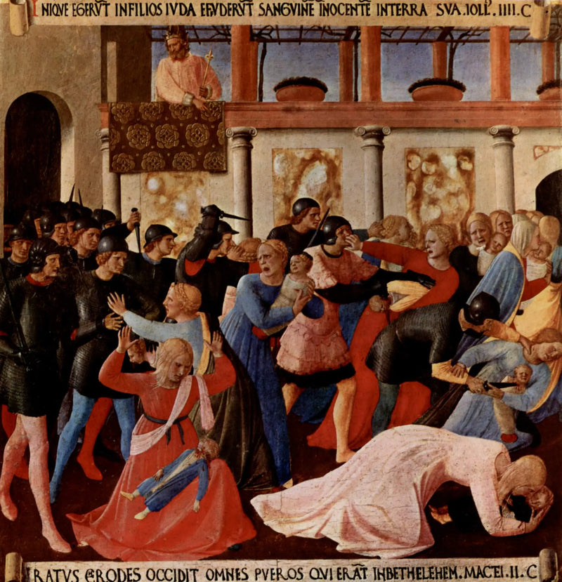 Massaker der Unschuldigen in Bethlehem - Fra Angelico
