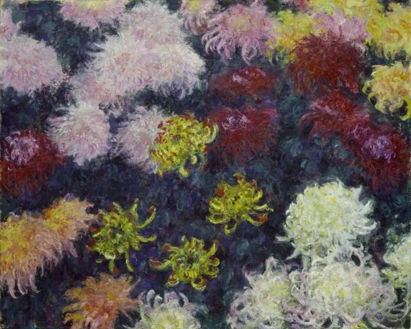 Chrysanthemen-Busch - Claude Monet