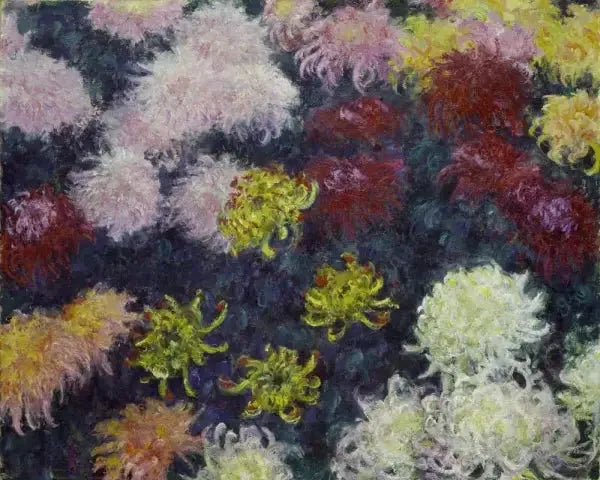 Chrysanthemen-Busch - Claude Monet
