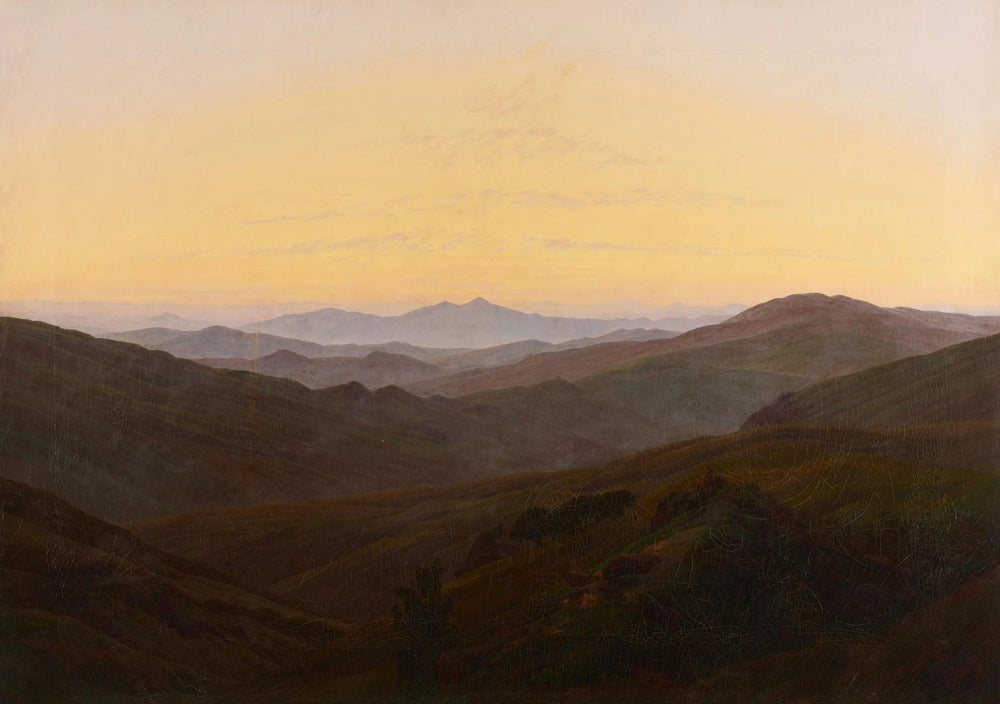 Massif des Géants - Caspar David Friedrich image 1 copie de tableau peinte à la main