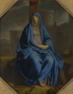Mater dolorosa am Fuß des Kreuzes - Philippe de Champaigne