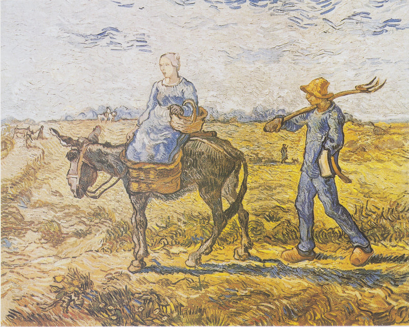 Morgen. Bei der Arbeit (nach Millet) - Vincent van Gogh