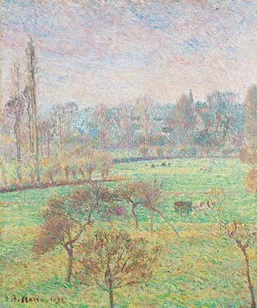 Morgen, Herbst, Éragny - Camille Pissarro