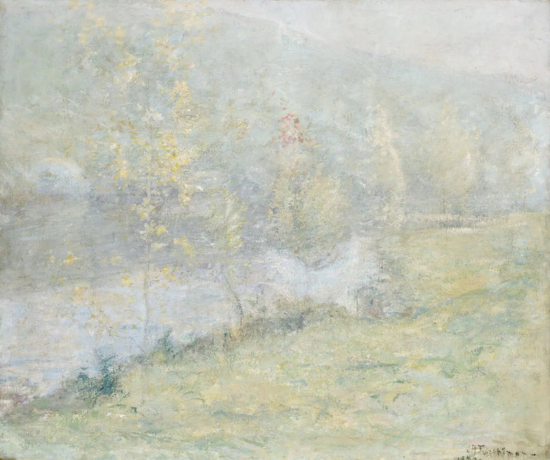 Nebeliger Maimorgen - John Henry Twachtman
