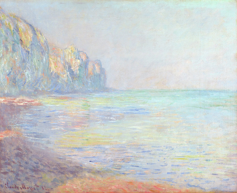 Le Matin, nebliges Wetter, Pourville W711 - Claude Monet