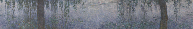 Die Seerosen - Klarer Morgen mit Weiden - Claude Monet