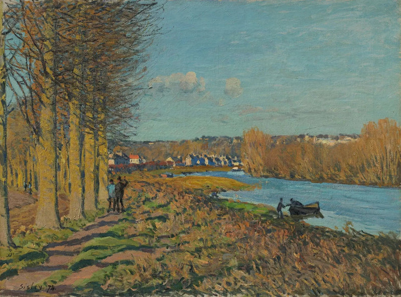 Wintermorgen - Alfred Sisley