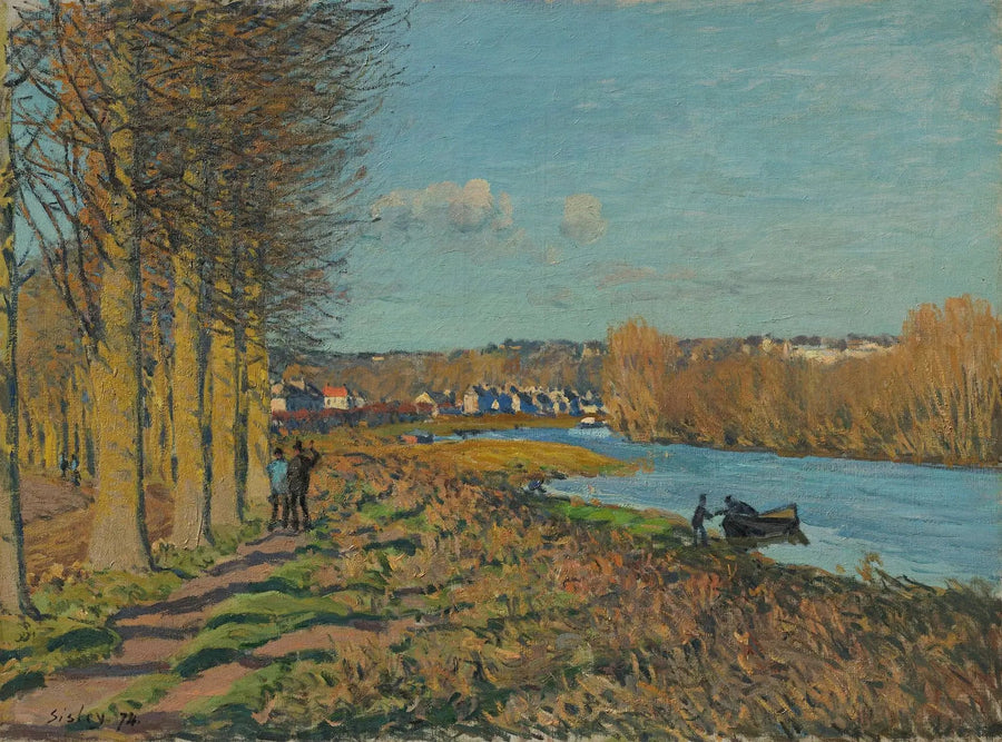 Wintermorgen - Alfred Sisley