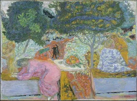 Morgen im Garten in Vernonnet - Pierre Bonnard